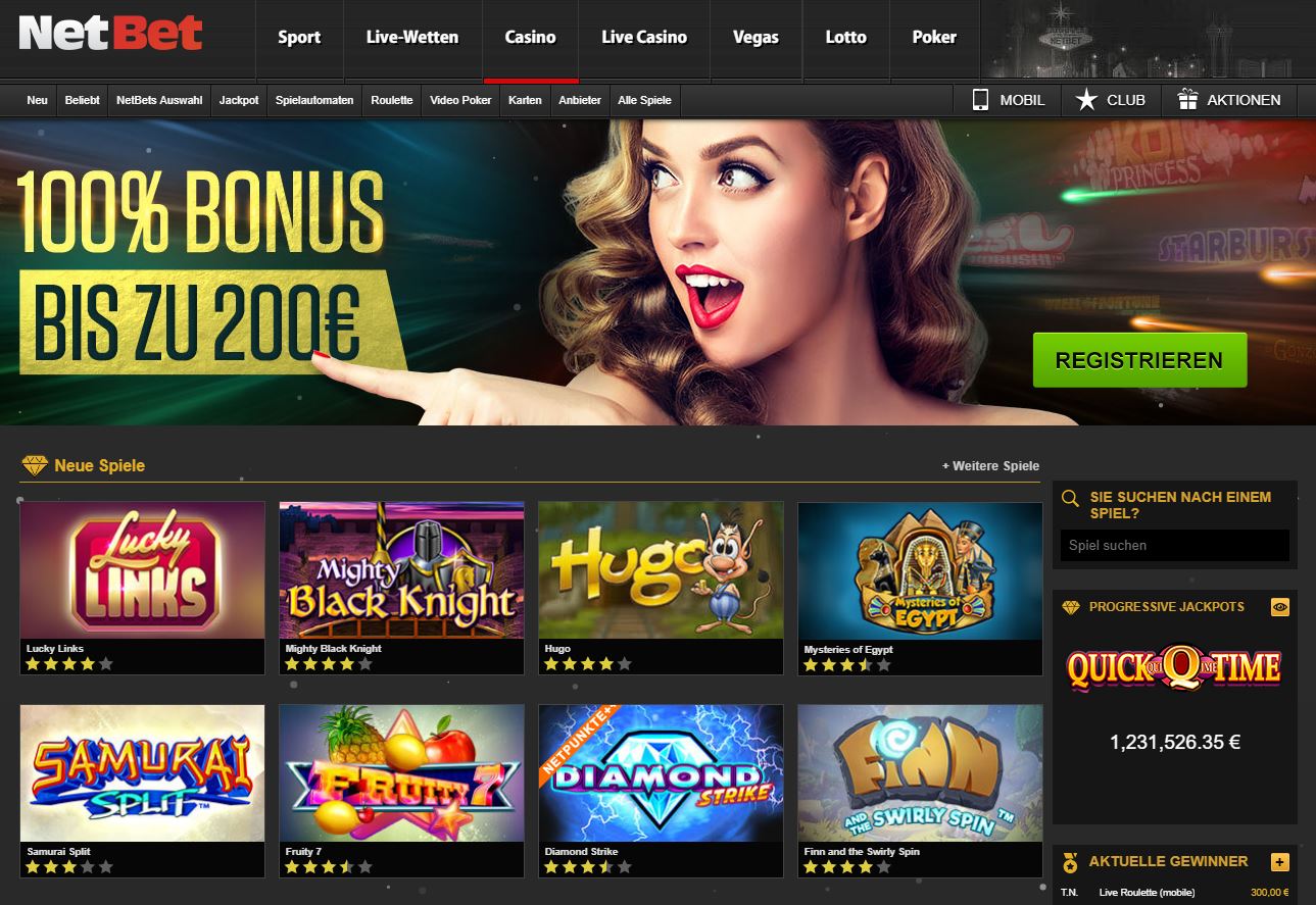 Netbet casino test